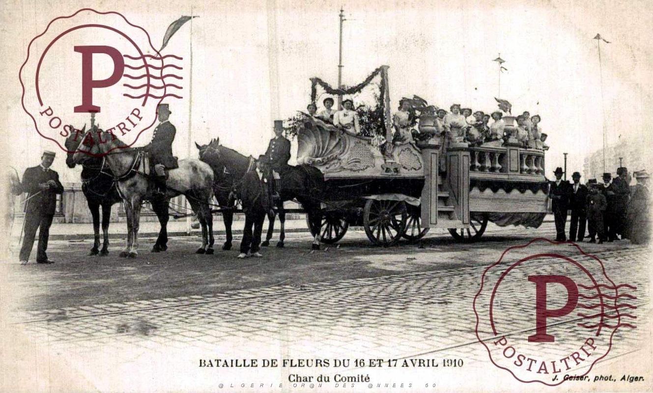 ALGER - BATAILLE DE FLEURS - CHAR DU COMITE - AVRIL 1910.jpg
